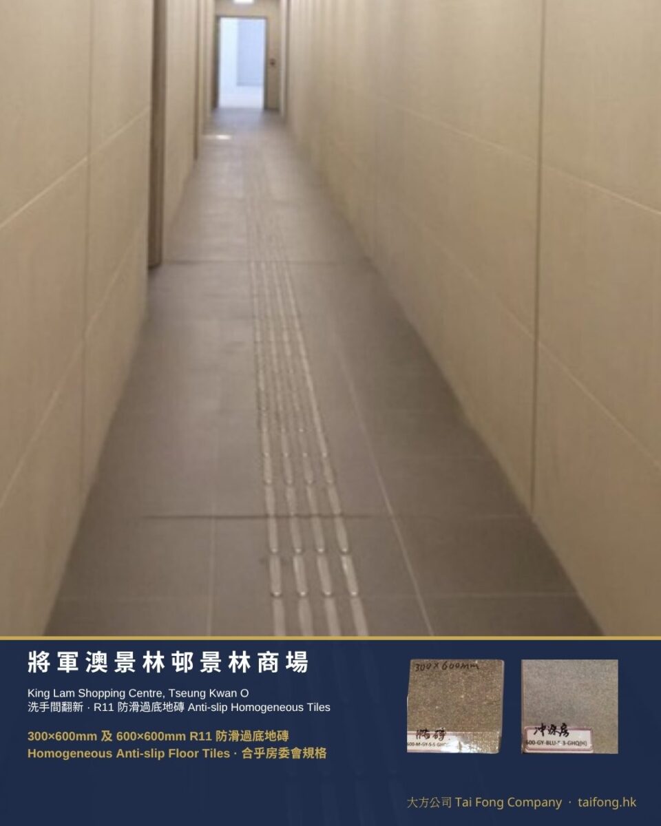 將軍澳景林商場 R11防滑過底地磚 01