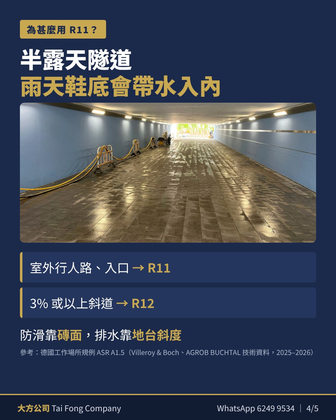 室外行人路及入口用 R11