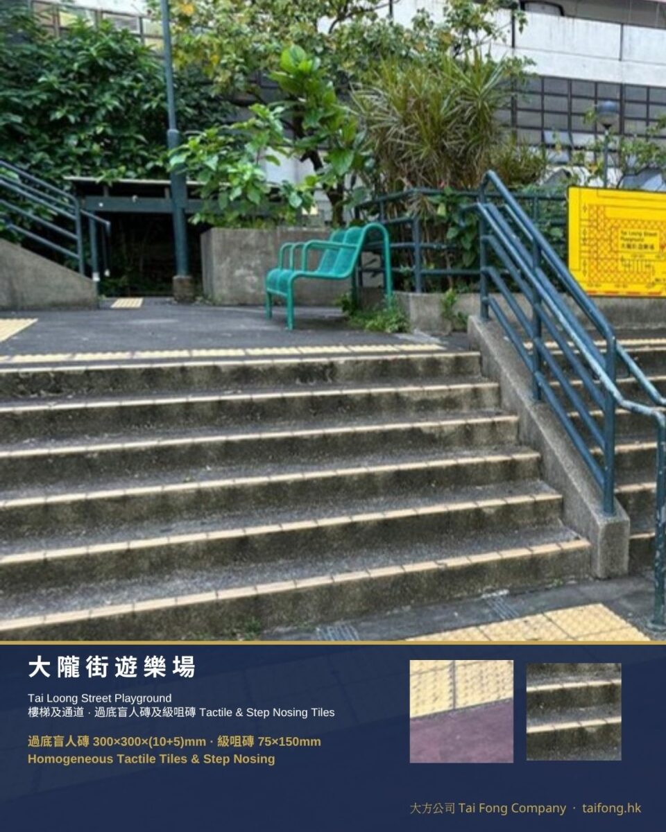 大隴街遊樂場 過底盲人磚 01