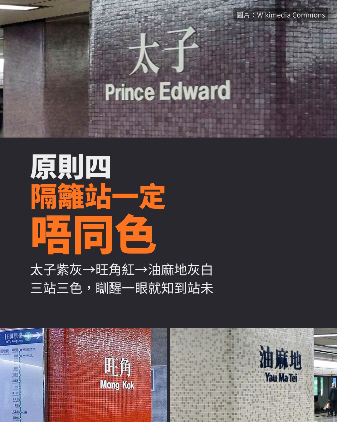 相鄰車站必定不同色